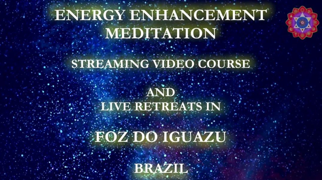 ⁣The Energy Enhancement Video Meditation Course at Iguazu Falls