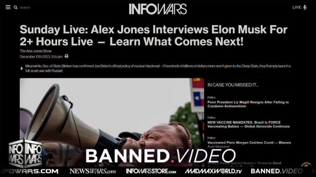 ⁣Alex Jones   Elon Musk
