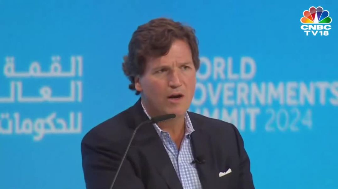 ⁣Tucker Carlson, Takes Part in World Government Summit at What’s Next for Storytelling_ _ IN18L