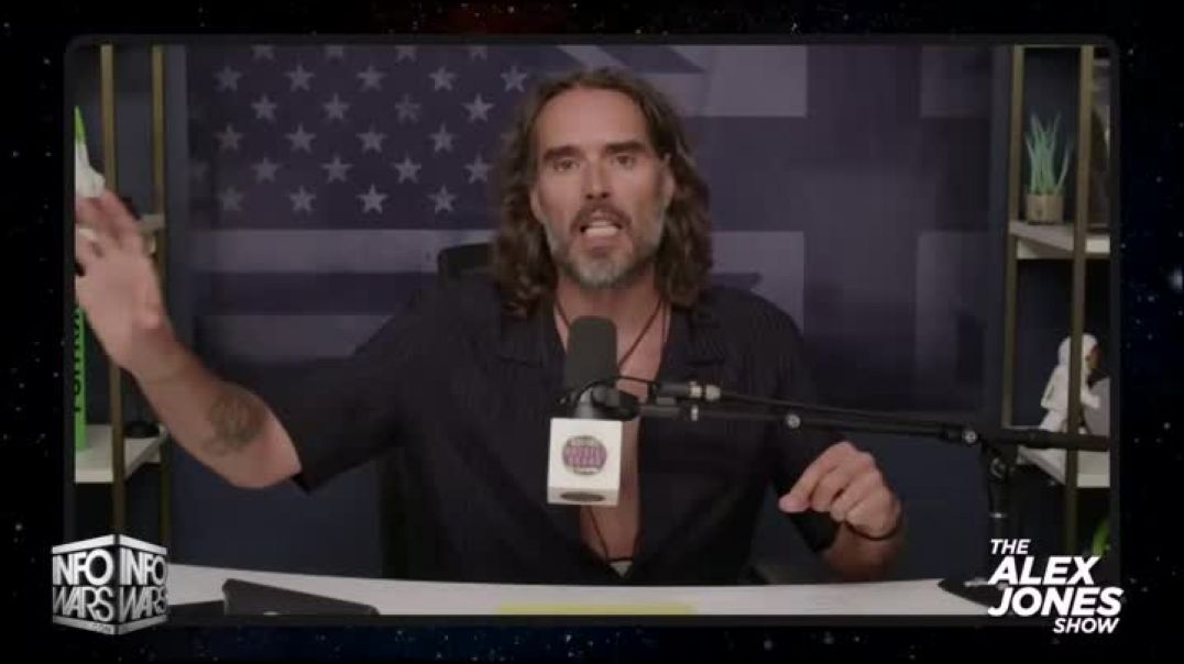 ⁣Russell Brand Joins Alex Jones To Discuss Spiritual Warfare And The Future Of Humanity