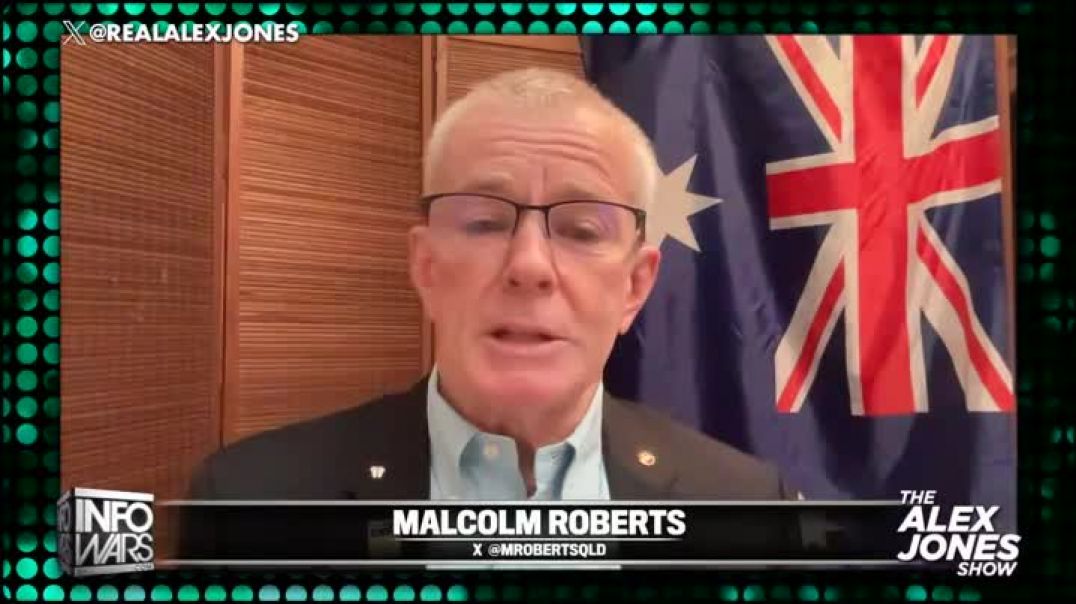 ⁣Viral Australian Senator Malcom Roberts Issues Emergency Warning To The World