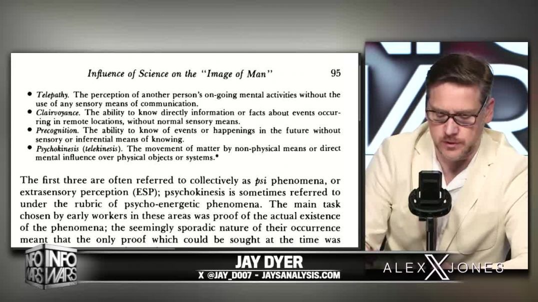 Jay Dyer and Alex Jones on the Book, "Changing Images of Man"  A Rare Elite Political Scie